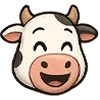 😆 Эмодзи «Коровка» для Telegram