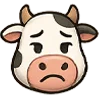 😞 Эмодзи «Коровка» для Telegram