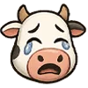 😭 Эмодзи «Коровка» для Telegram