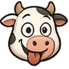 😛 Эмодзи «Коровка» для Telegram