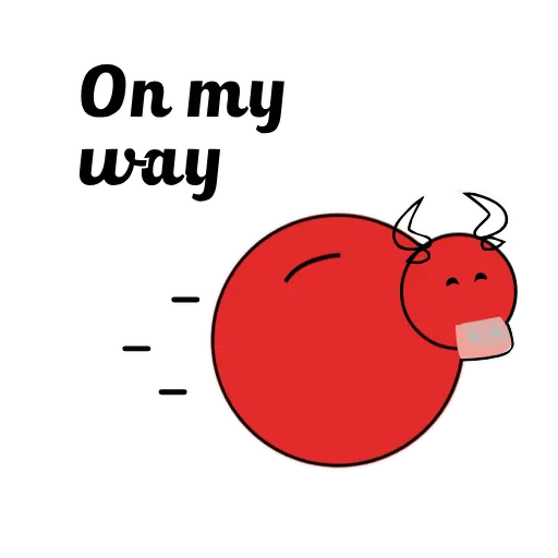 🏃 Стикер «Cows in Love» для Telegram