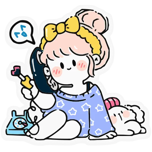 📞 Эмодзи «Набор эмоджи «Комфортики» из ВК в качестве» для Telegram