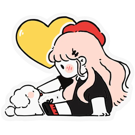 🥰 Эмодзи «Набор эмоджи «Комфортики» из ВК в качестве» для Telegram