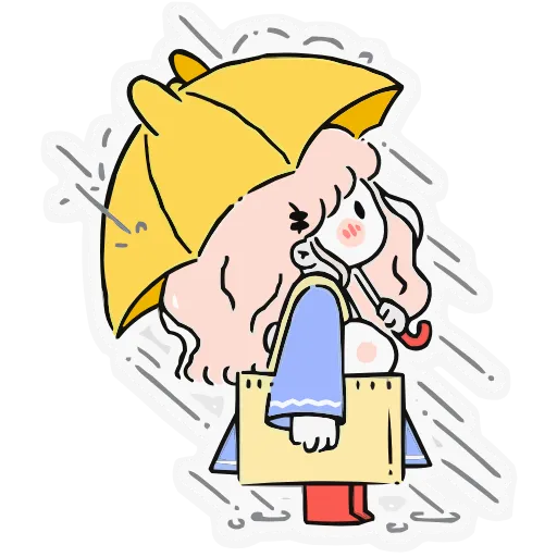 ☔️ Эмодзи «Набор эмоджи «Комфортики» из ВК в качестве» для Telegram