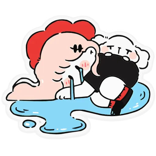 😭 Эмодзи «Набор эмоджи «Комфортики» из ВК в качестве» для Telegram
