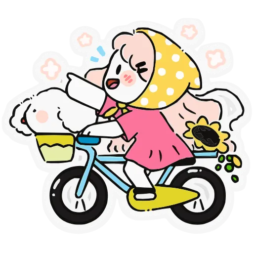 🚲 Эмодзи «Набор эмоджи «Комфортики» из ВК в качестве» для Telegram