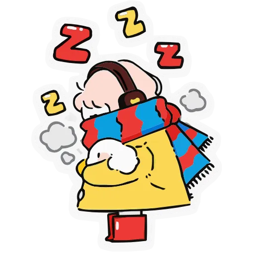 😴 Эмодзи «Набор эмоджи «Комфортики» из ВК в качестве» для Telegram