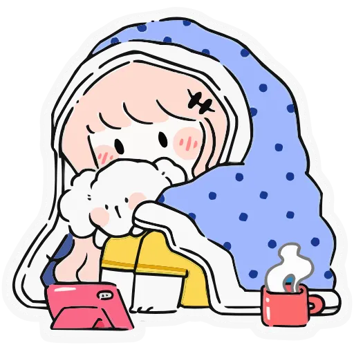 🥶 Эмодзи «Набор эмоджи «Комфортики» из ВК в качестве» для Telegram