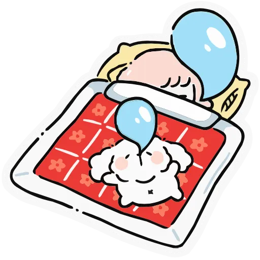 😴 Эмодзи «Набор эмоджи «Комфортики» из ВК в качестве» для Telegram
