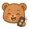 Эмодзи Cozy Bear для Telegram — скачать