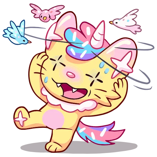 😵‍💫 Эмодзи «Уютненький Кэнди Кэт» для Telegram