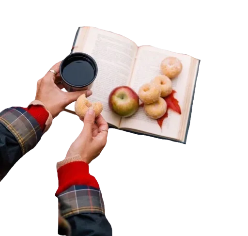 🍎 Стикер «cozy_aesthetic» для Telegram