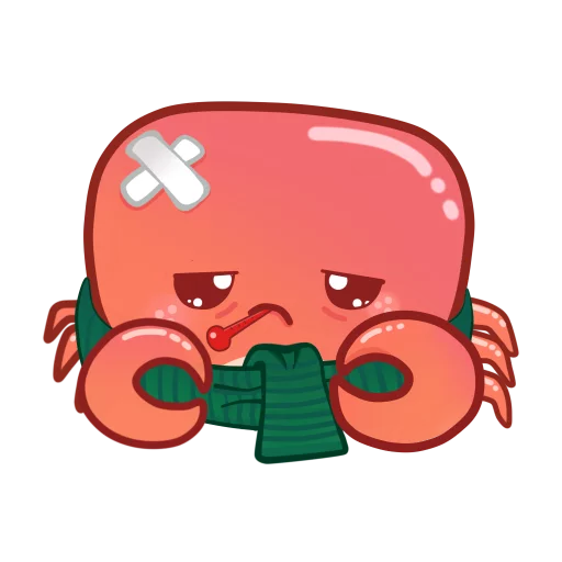 😷 Стикер «Crabs» для Telegram
