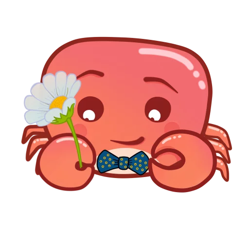 🌼 Стикер «Crabs» для Telegram