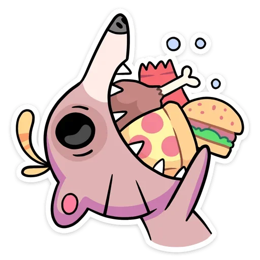 🍔 Стикер «Крекер» для Telegram