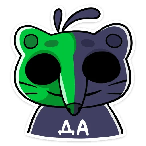 🌒 Стикер «Крекер» для Telegram