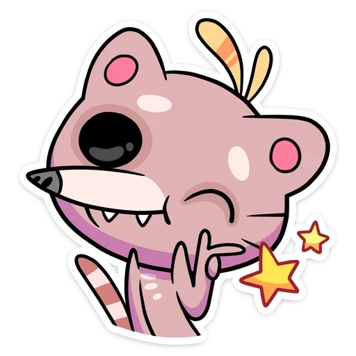 😉 Стикер «Крекер» для Telegram