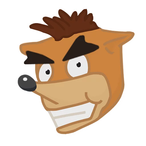 Стикерпак crash stickers для Telegram — скачать