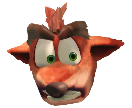 😕 Стикер «Crash Bandicoot N. Sane Trilogy» для Telegram