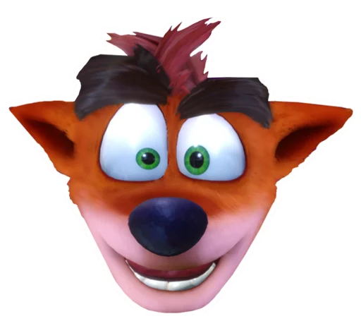 😳 Стикер «Crash Bandicoot N. Sane Trilogy» для Telegram