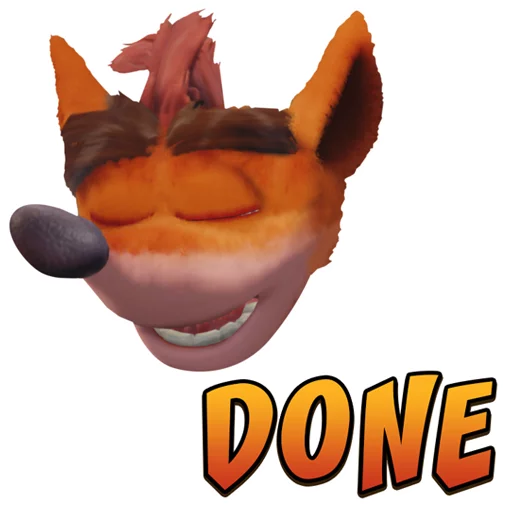 😌 Стикер «Crash Bandicoot N. Sane Trilogy» для Telegram