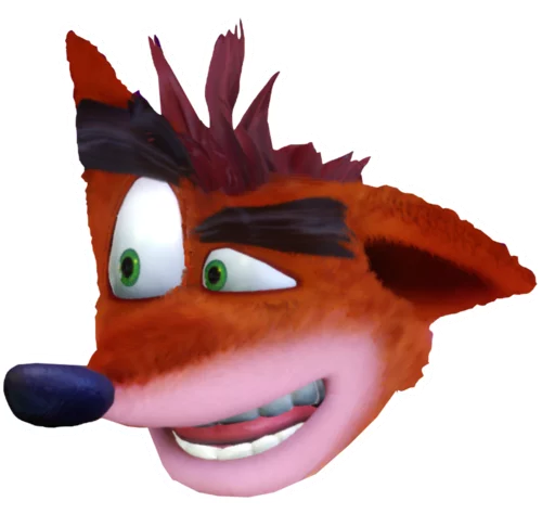 🤔 Стикер «Crash Bandicoot N. Sane Trilogy» для Telegram