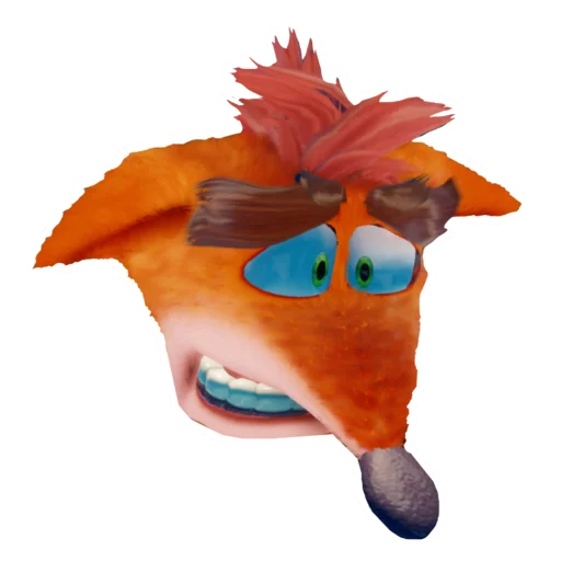 😥 Стикер «Crash Bandicoot N. Sane Trilogy» для Telegram