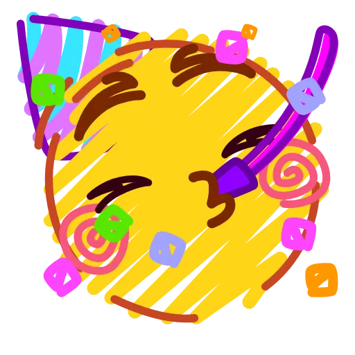 🥳 Эмодзи «crayons #emoji» для Telegram