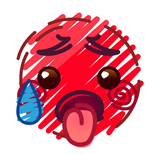 🥵 Эмодзи «crayons #emoji» для Telegram