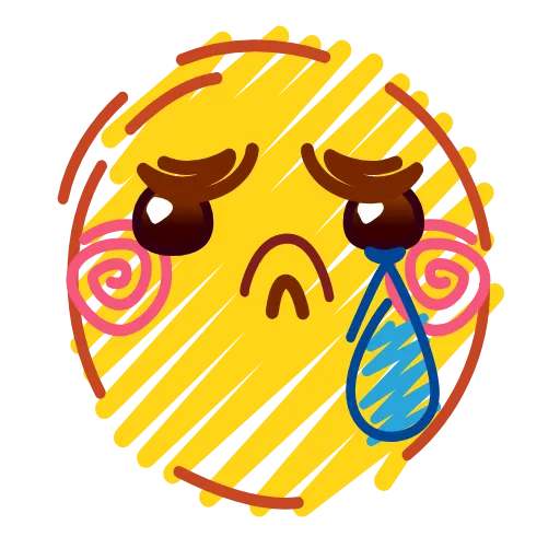 😢 Эмодзи «crayons #emoji» для Telegram