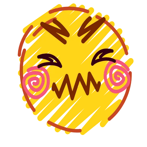 😖 Эмодзи «crayons #emoji» для Telegram
