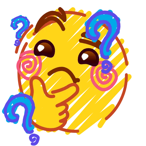 🤔 Эмодзи «crayons #emoji» для Telegram