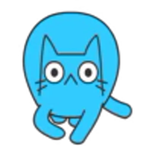 🐈 Эмодзи «Blue Cat» для Telegram