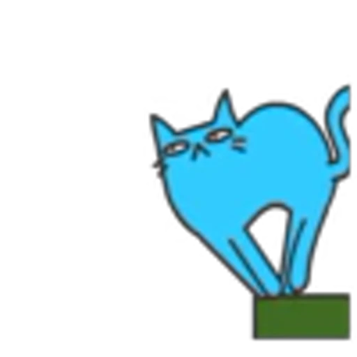 🐈 Эмодзи «Blue Cat» для Telegram