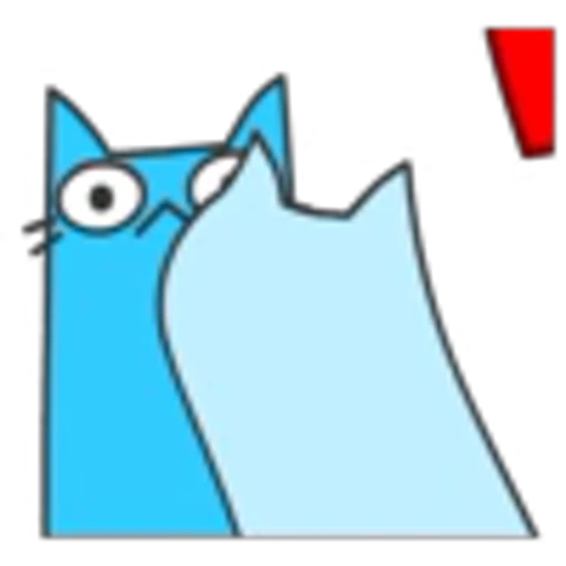 😘 Эмодзи «Blue Cat» для Telegram