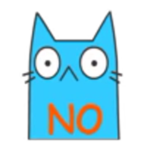 ❌ Эмодзи «Blue Cat» для Telegram
