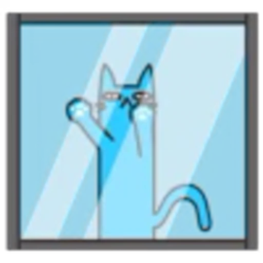 🪟 Эмодзи «Blue Cat» для Telegram