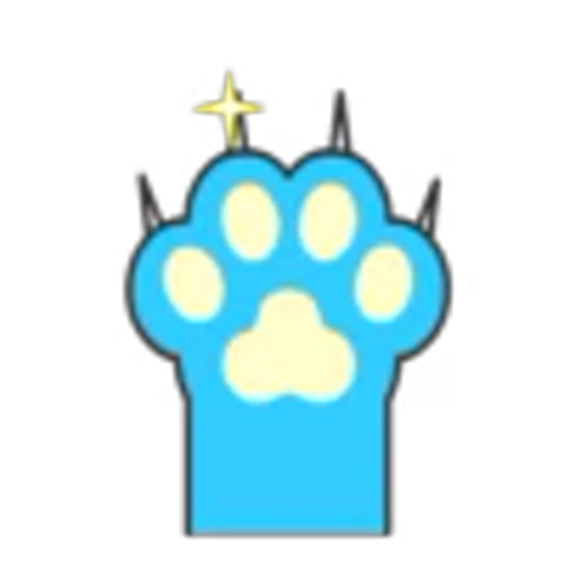 🐾 Эмодзи «Blue Cat» для Telegram