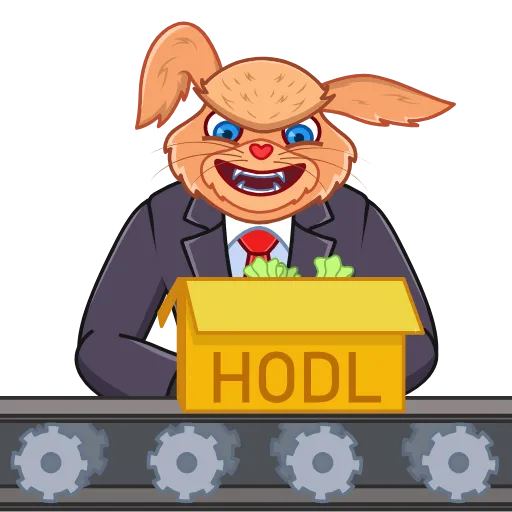 🥕 Стикер «Crazy Bunny» для Telegram