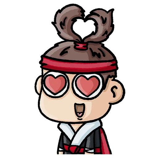 😍 Стикер «Самурай» для Telegram