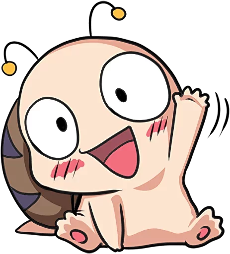 Стикерпак Crazy Snail для Telegram — скачать