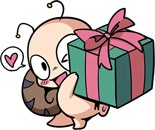 🐌 Стикер «Crazy Snail» для Telegram