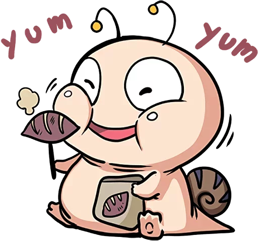🐌 Стикер «Crazy Snail» для Telegram