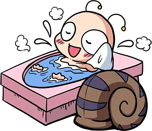 🐌 Стикер «Crazy Snail» для Telegram
