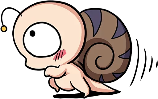 🐌 Стикер «Crazy Snail» для Telegram