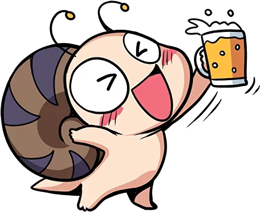 🐌 Стикер «Crazy Snail» для Telegram
