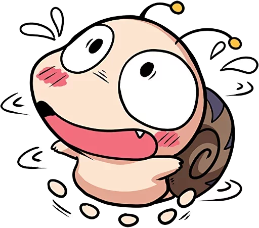 🐌 Стикер «Crazy Snail» для Telegram