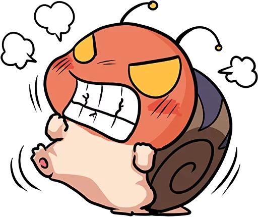 🐌 Стикер «Crazy Snail» для Telegram