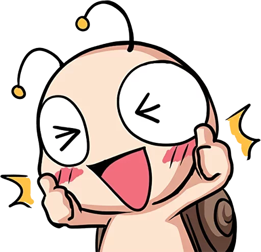 🐌 Стикер «Crazy Snail» для Telegram