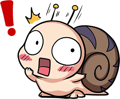 🐌 Стикер «Crazy Snail» для Telegram
